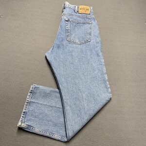 Vintage Gap Loose Fit Jeans Mens 35x30 Blue Relaxed Straight Denim USA 90s